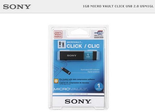 USM1GL - 1GB MICRO VAULT CLICK USB 2