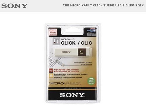 USM2GLX - 2GB MICRO VAULT CLICK TURBO USB 2