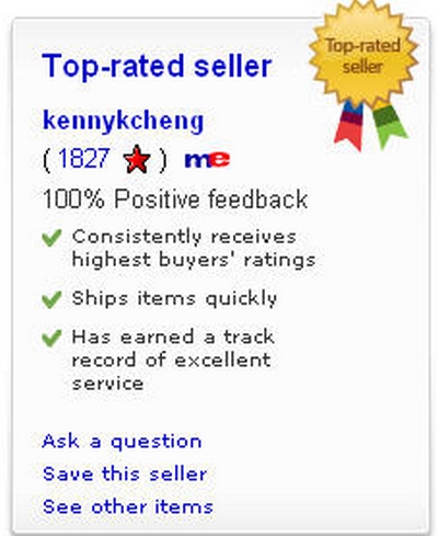 kennykcheng eBay Top Rating