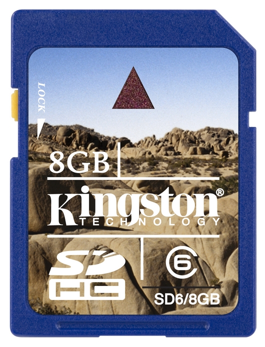 SDHC6 topview 8GB